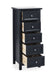 Brixton 5 Drawer Tall Chest - Anthracite - Luminex FurnitureChest of drawersMAI154