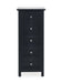 Brixton 5 Drawer Tall Chest - Anthracite - Luminex FurnitureChest of drawersMAI154