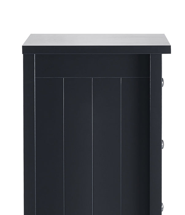 Brixton 5 Drawer Tall Chest - Anthracite - Luminex FurnitureChest of drawersMAI154