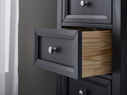 Brixton 5 Drawer Tall Chest - Anthracite - Luminex FurnitureChest of drawersMAI154