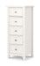 Brixton 5 Drawer Tall Chest - Surf White - Luminex FurnitureChest of drawersMAI104