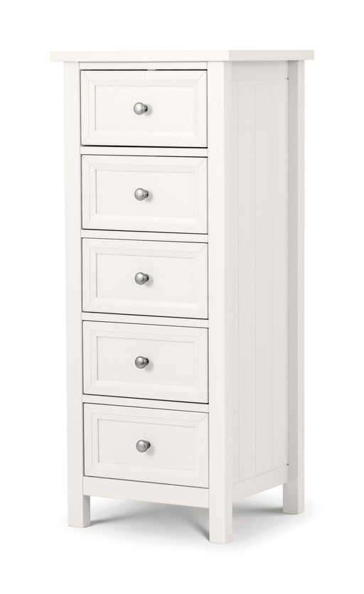 Brixton 5 Drawer Tall Chest - Surf White - Luminex FurnitureChest of drawersMAI104