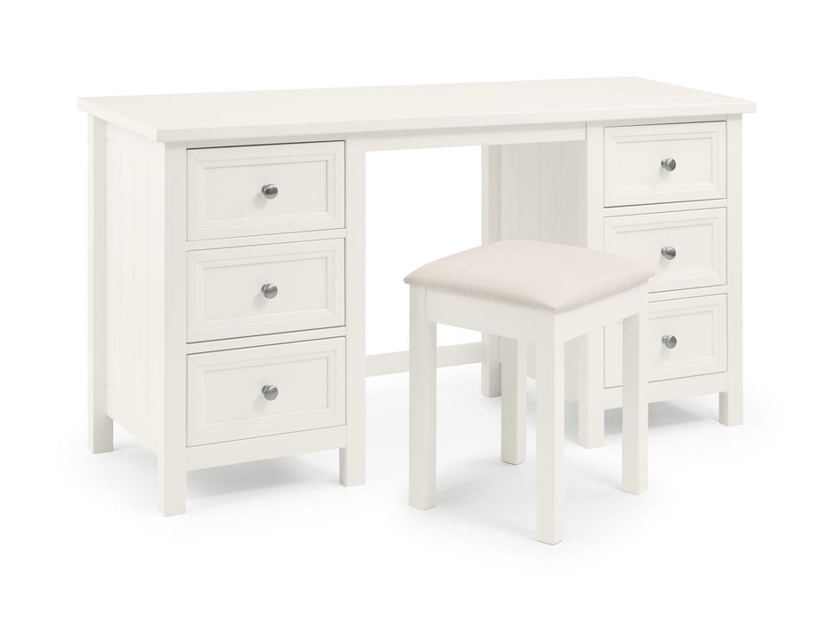 Brixton 6 Drawer Dressing Table - Surf White - Luminex FurnitureDressing TableMAI111
