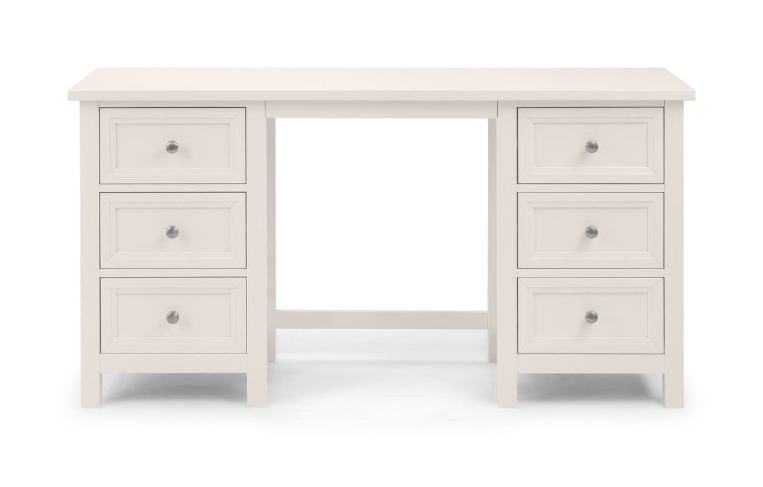 Brixton 6 Drawer Dressing Table - Surf White - Luminex FurnitureDressing TableMAI111