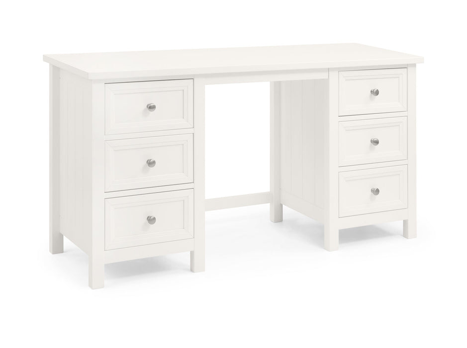 Brixton 6 Drawer Dressing Table - Surf White - Luminex FurnitureDressing TableMAI111
