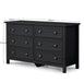 Brixton 6 Drawer Wide Chest in Anthracite - Luminex FurnitureChest of drawersMAI155