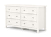 Brixton 6 Drawer Wide Chest - Surf White - Luminex FurnitureChest of drawersMAI105