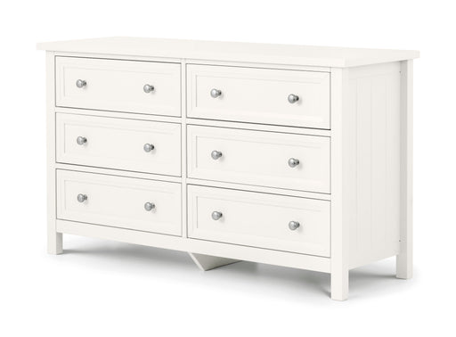 Brixton 6 Drawer Wide Chest - Surf White - Luminex FurnitureChest of drawersMAI105