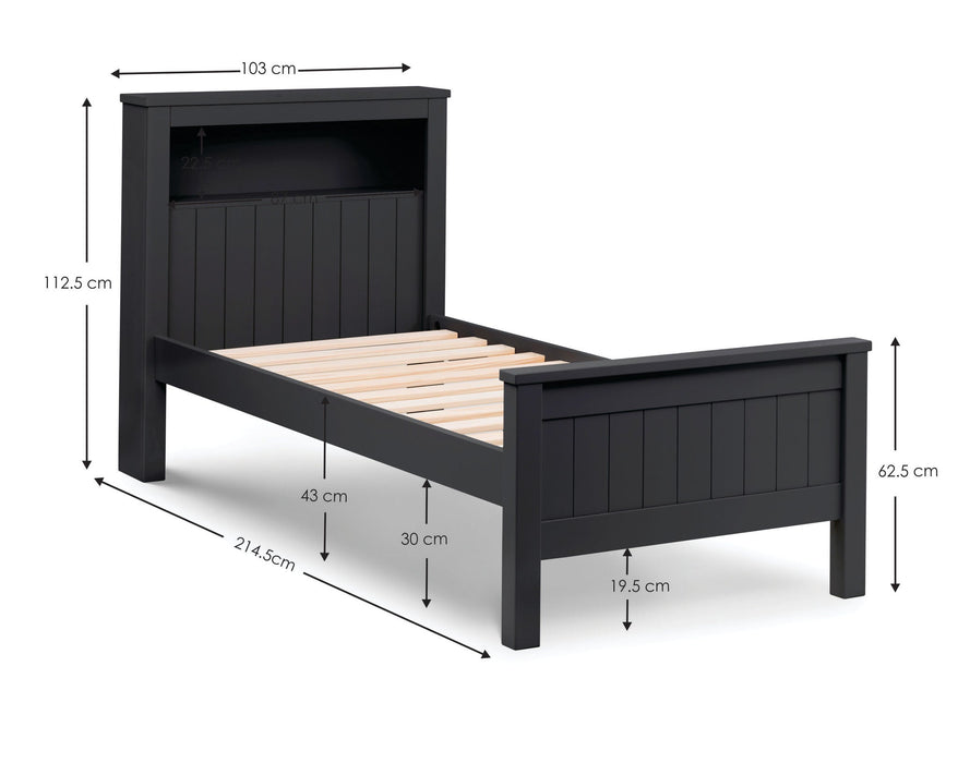 Brixton Bookcase Bed & Underbed - Luminex FurnitureWooden BedsMAI801
