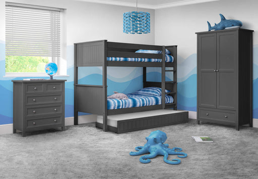 Brixton Bunk Bed – Anthracite Wooden Convertible Bunk - Luminex FurnitureBunk BedMAI166