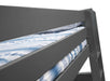 Brixton Bunk Bed – Anthracite Wooden Convertible Bunk - Luminex FurnitureBunk BedMAI166