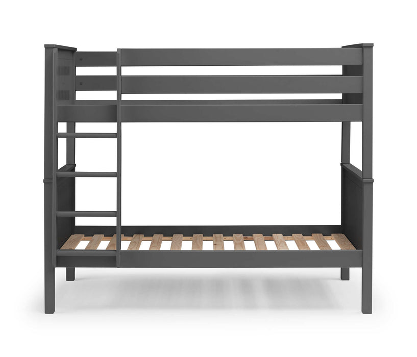 Brixton Bunk Bed – Anthracite Wooden Convertible Bunk - Luminex FurnitureBunk BedMAI166