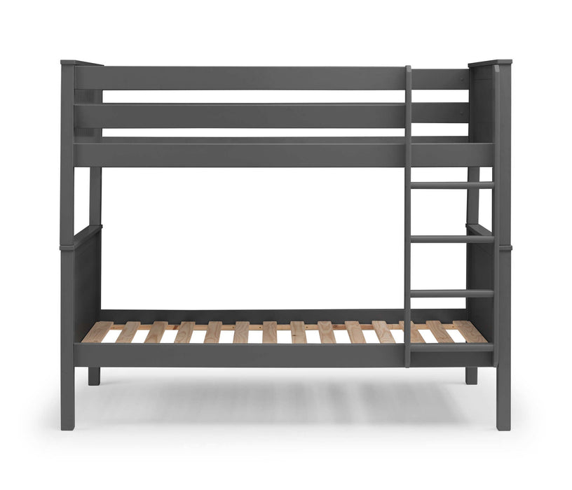 Brixton Bunk Bed – Anthracite Wooden Convertible Bunk - Luminex FurnitureBunk BedMAI166