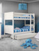 Brixton Bunk Bed – Surf White Convertible Wooden Bunk - Luminex FurnitureBunk BedMAI116