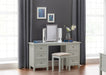 Brixton Dove Grey Dressing Table with 6 Drawers - Luminex FurnitureDressing TableMAI011
