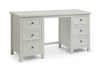 Brixton Dove Grey Dressing Table with 6 Drawers - Luminex FurnitureDressing TableMAI011