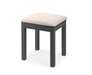 Brixton Dressing Stool – Anthracite | Upholstered Seat - Luminex FurnitureStoolMAI162