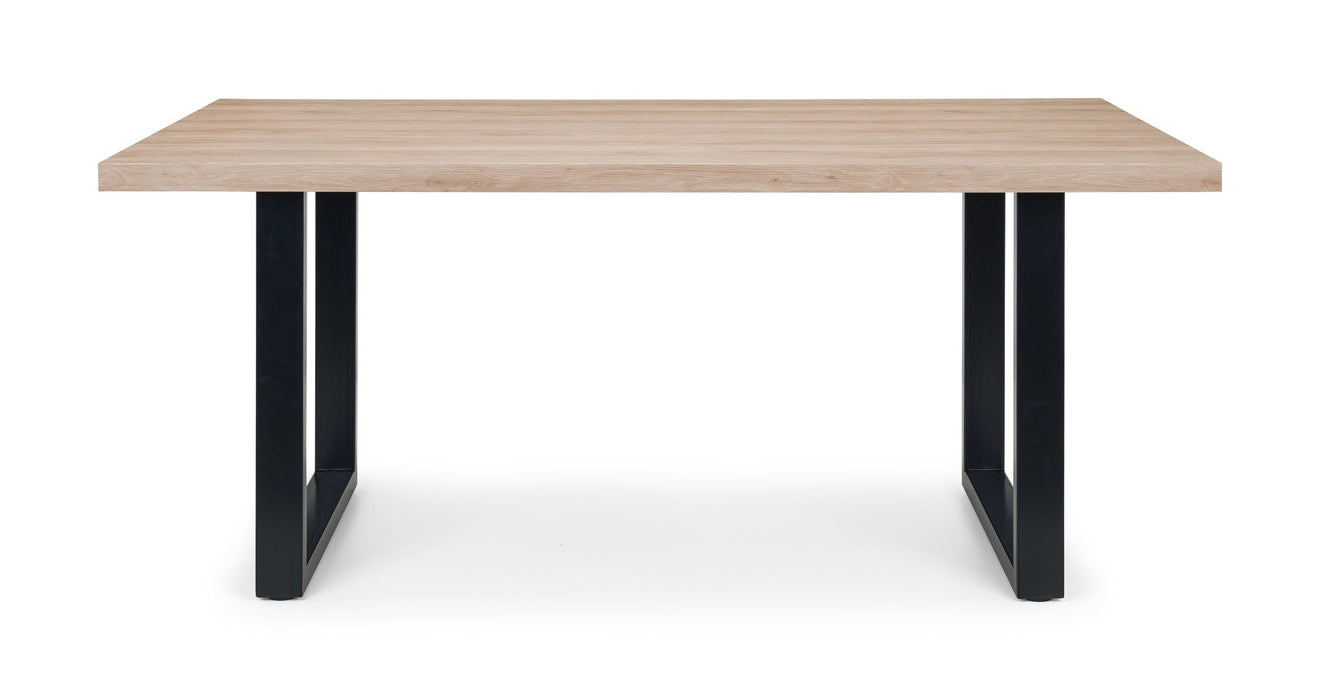 Brixton Oak & Black Dining Table – 180cm - Luminex FurnitureDining TableBER701