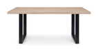 Brixton Oak & Black Dining Table – 180cm - Luminex FurnitureDining TableBER701