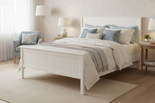 Brixton Panelled Bed Frame – Multiple Colours - Luminex FurnitureWooden BedsMAI109