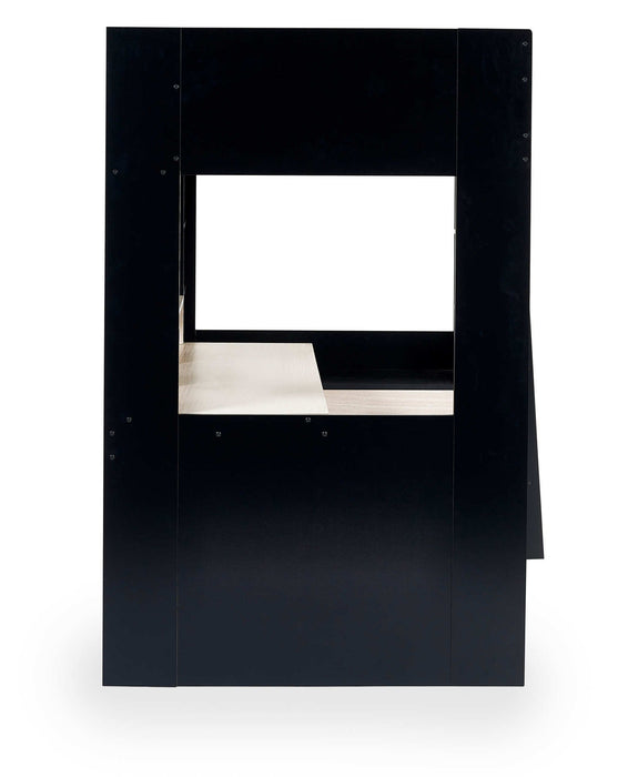 Bronte Gaming Highsleeper - Black And Pale Wood - Luminex FurnitureHigh SleepersBLA002