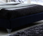 Brooklyn Bed Blue Fabric - Luminex FurnitureBedBRO46BLUE