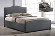 Brunswick Bed Grey Fabric - Luminex FurnitureBedBRU46GREY