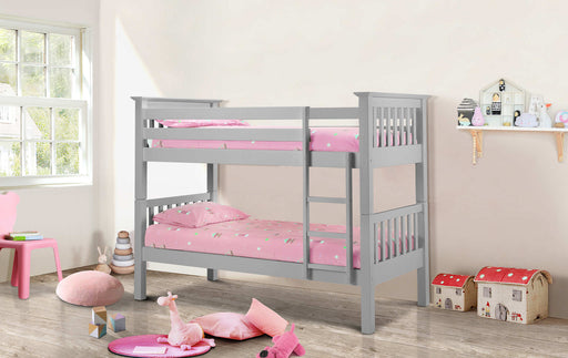 Bumblebee Bunk Dove Grey - Luminex FurnitureBunk BedBAR029