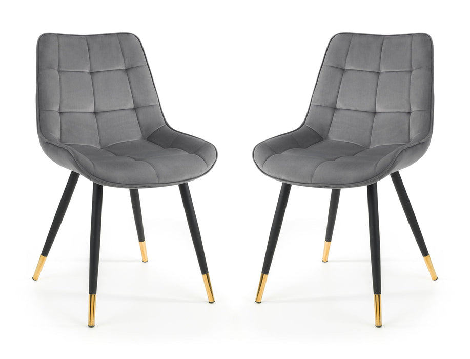 Cairo Velvet Dining Chairs – Set of 2 - Luminex FurnitureChairsHAD003
