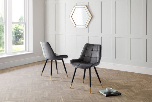 Cairo Velvet Dining Chairs – Set of 2 - Luminex FurnitureChairsHAD003