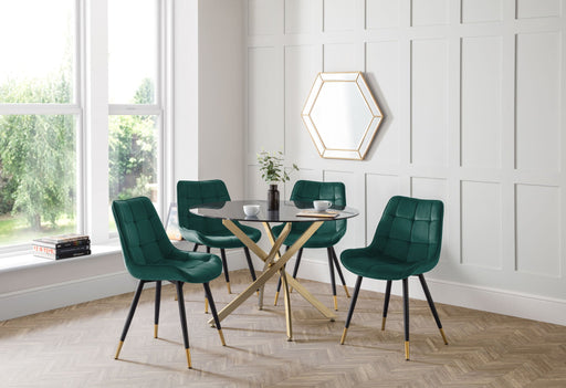 Cairo Velvet Dining Chairs – Set of 2 - Luminex FurnitureChairsHAD004
