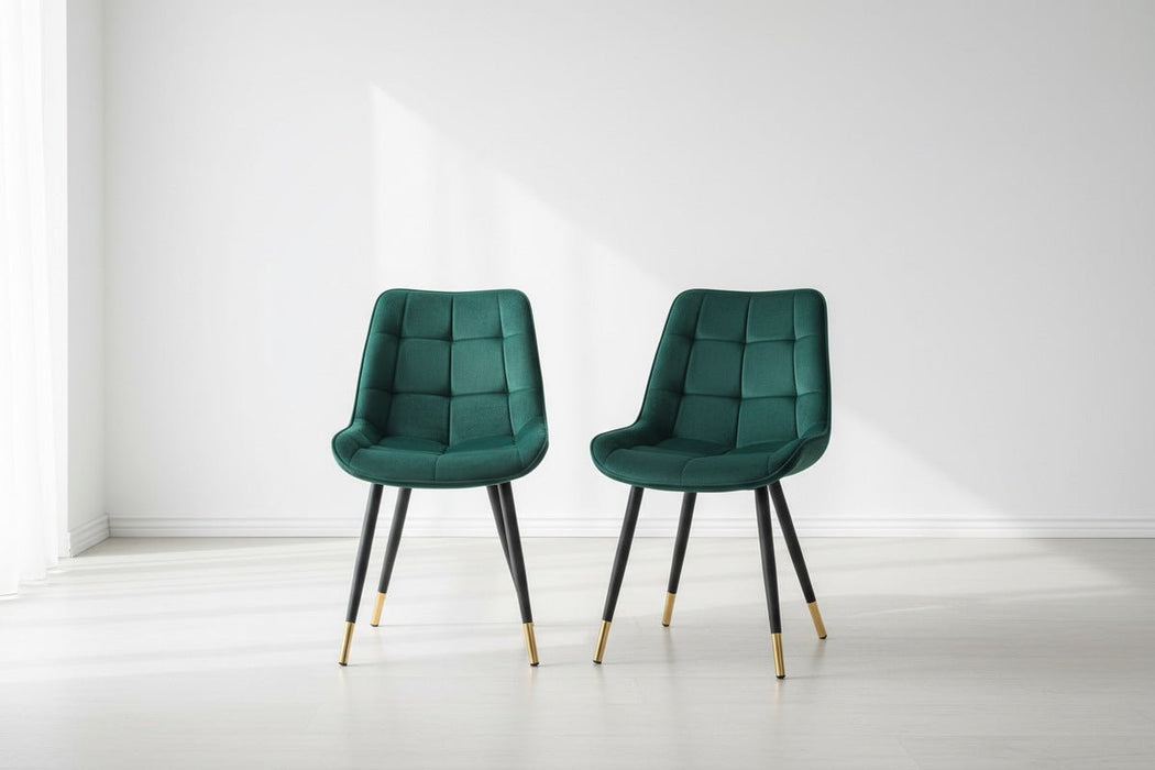 Cairo Velvet Dining Chairs – Set of 2 - Luminex FurnitureChairsHAD004