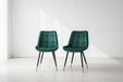 Cairo Velvet Dining Chairs – Set of 2 - Luminex FurnitureChairsHAD004