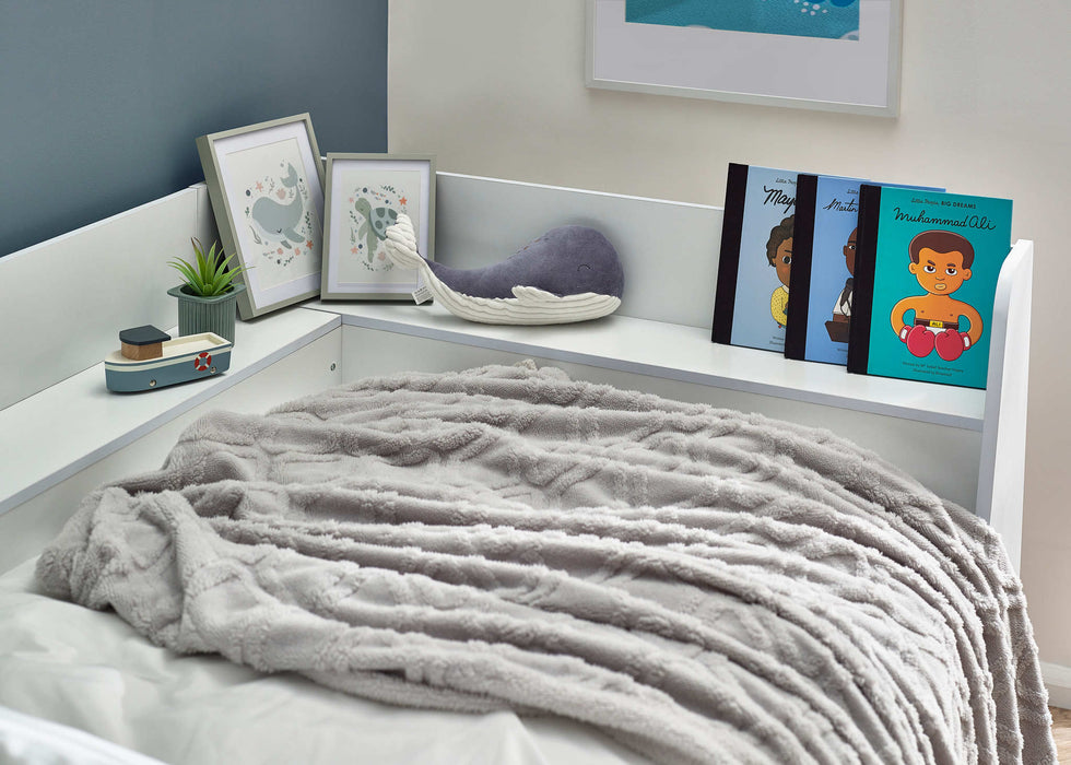 Calder Day Bed with Storage – All White - Luminex FurnitureDay BedsCYC001