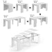 Caldera Concrete Grey Extending Dining Table - LuminexFurnitureDining Table2603