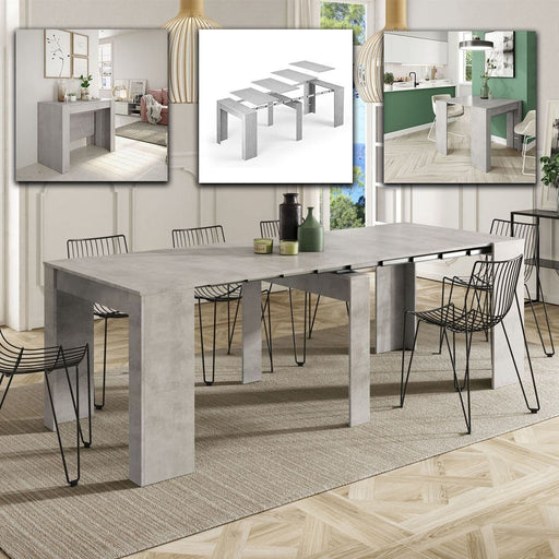 Caldera Concrete Grey Extending Dining Table - LuminexFurnitureDining Table2603