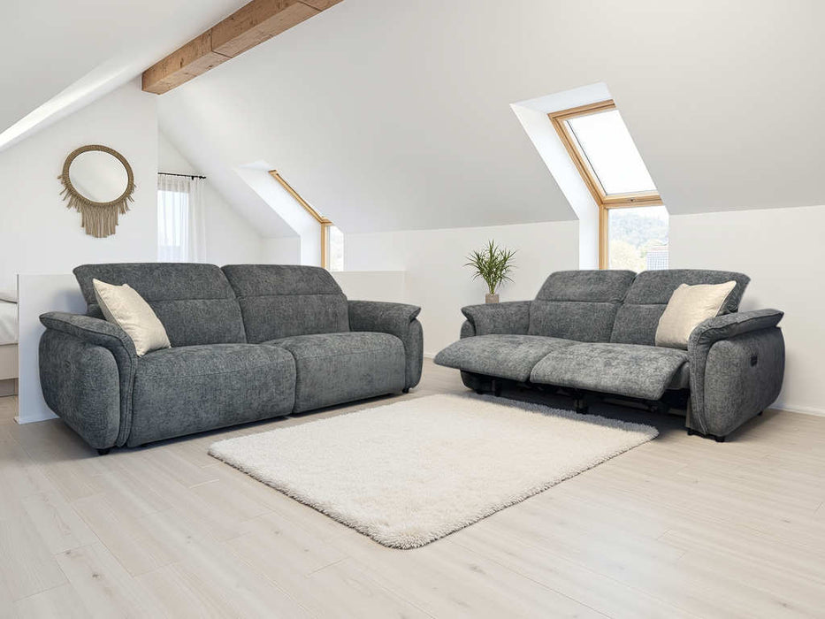 Caledonia Grey 2 Seater Electric Recliner Sofa - Luminex FurnitureSofaschelsea_electric_recliner_sofa_grey_2_seater