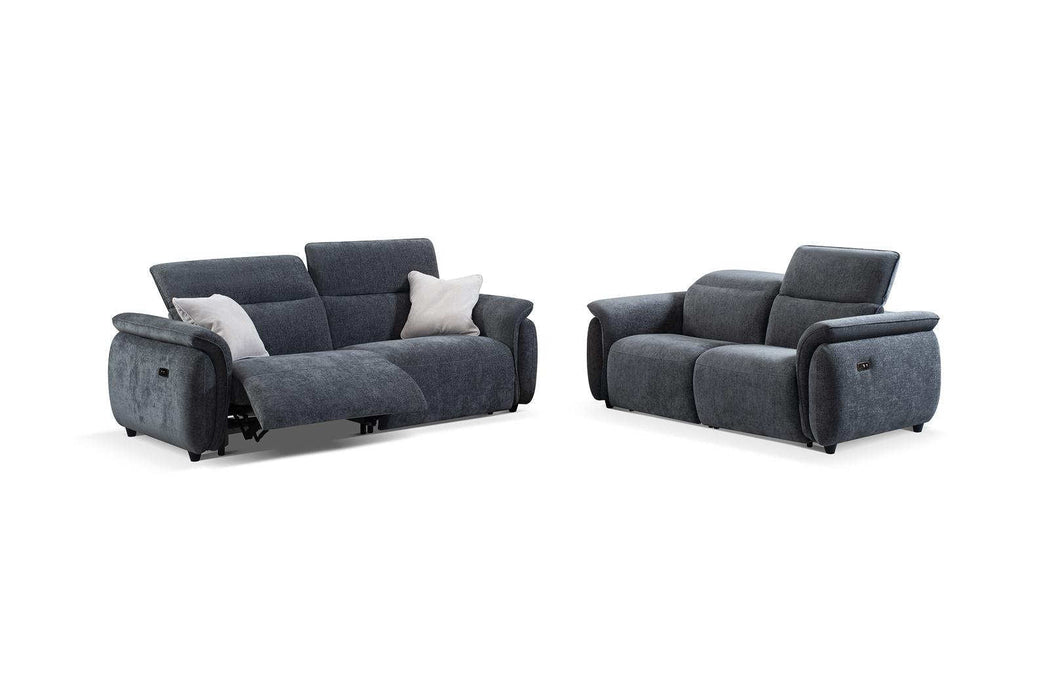 Caledonia Grey 3 Seater Electric Recliner Sofa - Luminex FurnitureSofaschelsea_electric_recliner_sofa_grey_3_seater