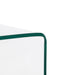 Calista Bent Glass Desk – Modern Clear Tempered Glass Design - Luminex FurnitureDeskAMA004