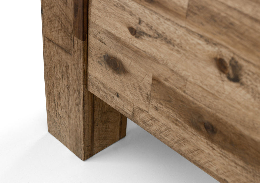 Camden Rustic Oak Bed - Luminex FurnitureWooden BedsHOX001