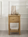 Camilla 1 Drawer Bedside Table - Oak - Luminex FurnitureBedside TableCOX301