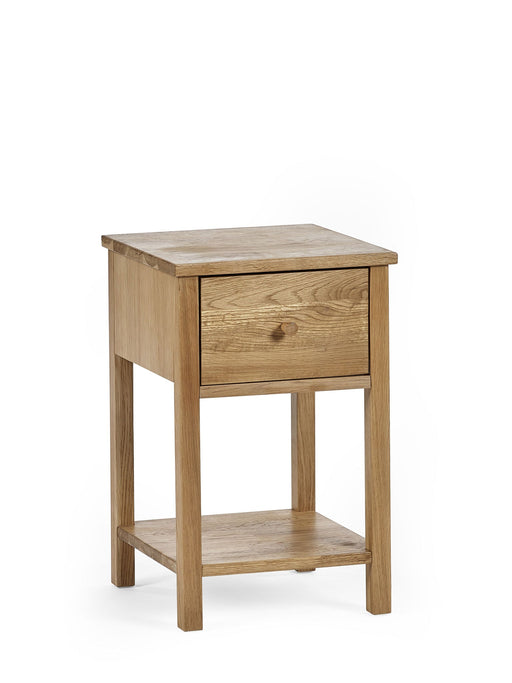 Camilla 1 Drawer Bedside Table - Oak - Luminex FurnitureBedside TableCOX301