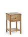 Camilla 1 Drawer Bedside Table - Oak - Luminex FurnitureBedside TableCOX301