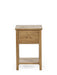 Camilla 1 Drawer Bedside Table - Oak - Luminex FurnitureBedside TableCOX301