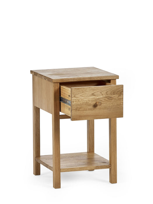 Camilla 1 Drawer Bedside Table - Oak - Luminex FurnitureBedside TableCOX301