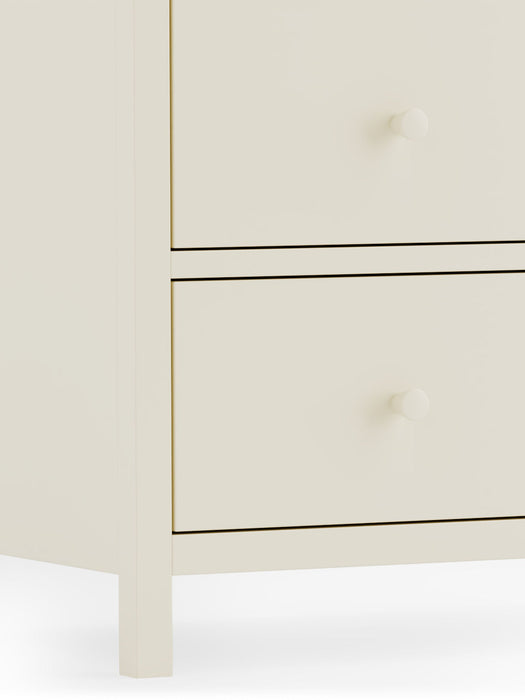 Camilla 3 Drawer Chest - Ivory and Oak - Luminex FurnitureChest of drawersCOX403