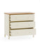 Camilla 3 Drawer Chest - Ivory and Oak - Luminex FurnitureChest of drawersCOX403