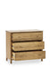 Camilla 3 Drawer Chest - Oak - Luminex FurnitureChest of drawersCOX303