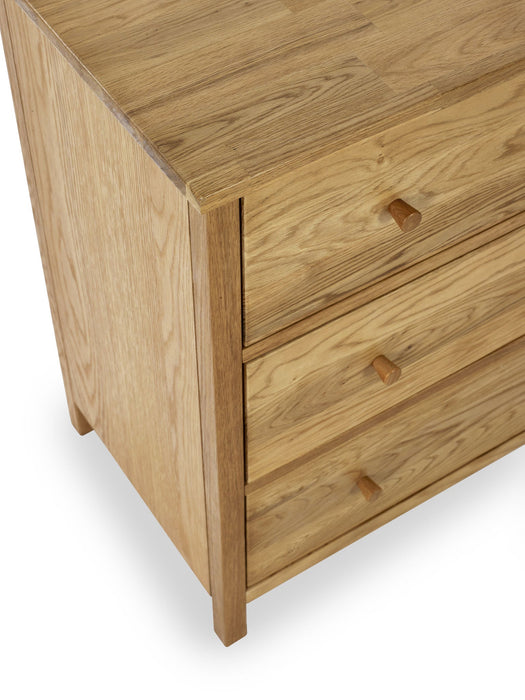 Camilla 3 Drawer Chest - Oak - Luminex FurnitureChest of drawersCOX303
