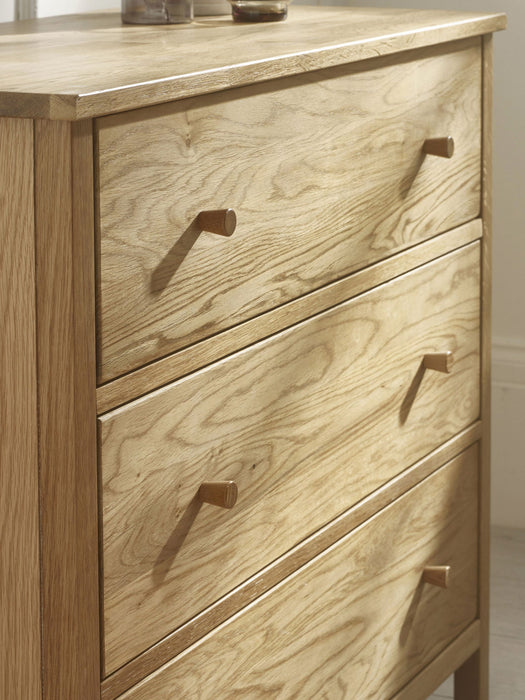Camilla 3 Drawer Chest - Oak - Luminex FurnitureChest of drawersCOX303